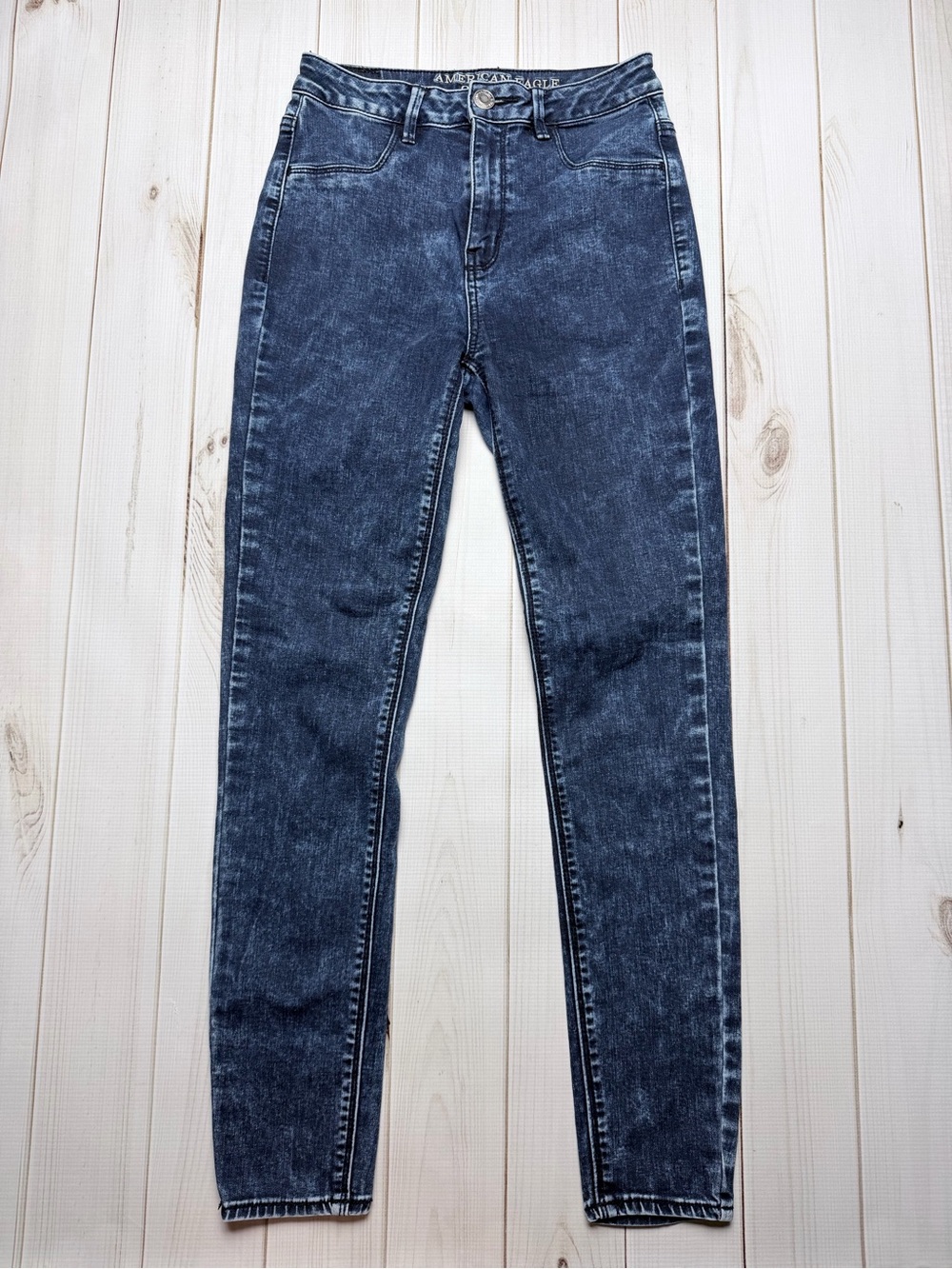 American Eagle Outfitters Dark Wash Slim Jeans - sky high jeggings